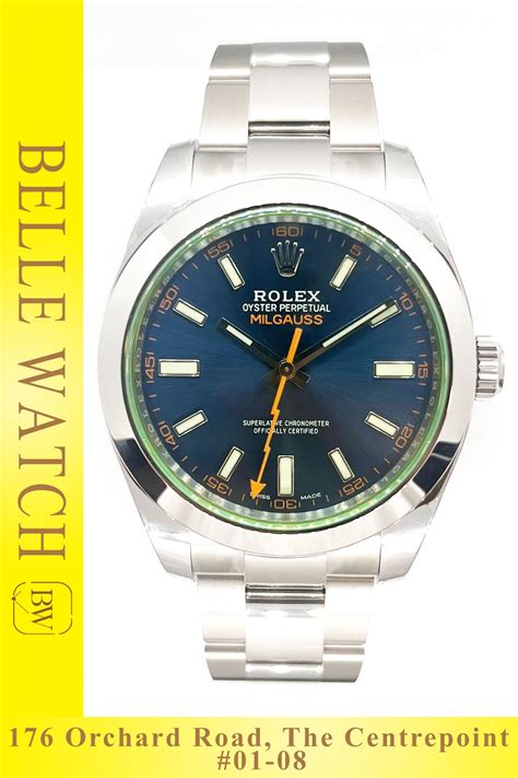 when did rolex discontinue milgauss|rolex milgauss movement.